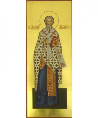 Икона Александр Адрианопольский ар.1 Размер 20х50